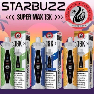 Starbuzz Tobacco Super Max 15K Disposable Vape 5%
