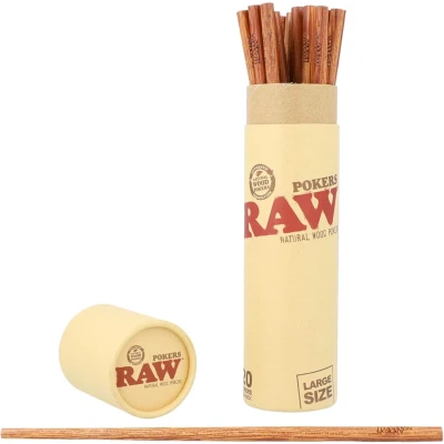 RAW Wooden Poker Sticks Large