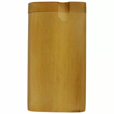 3'' Engraved Light Wood Dugout Hand Pipe