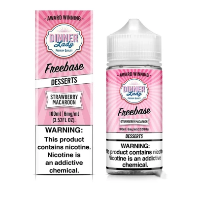 Strawberry Macaroon - Dinner Lady Freebase 100mL