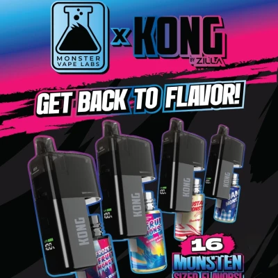 Kong by Zilla x Monster Vape Labs 50K Puffs Refillable Vape Device - 48mg