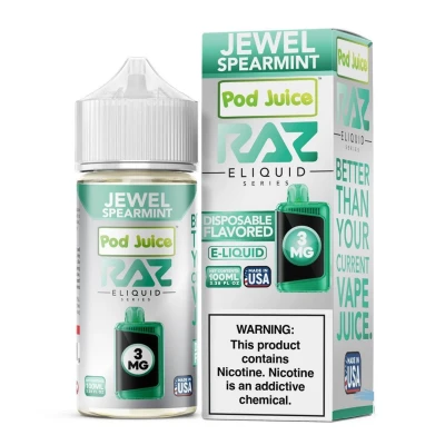 Jewel Spearmint - POD Juice x RAZ 100mL