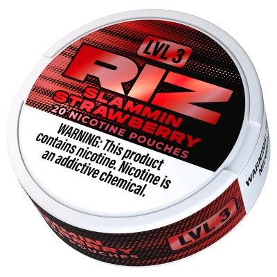 Slammin Strawberry - Riz Nicotine Pouches