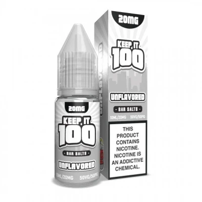 Unflavored - Keep It 100 Bar Salt 10mL