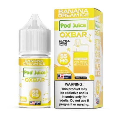 Banana Dream Ice - Pod Juice x OXBAR Salt 30mL