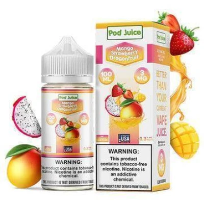 Mango Strawberry Dragonfruit - POD Juice 100mL