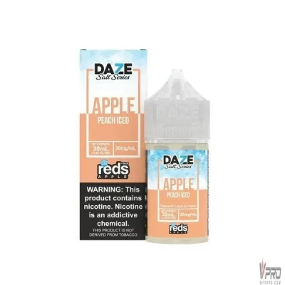ICED Peach - Reds Apple Salt - 7 Daze 30mL