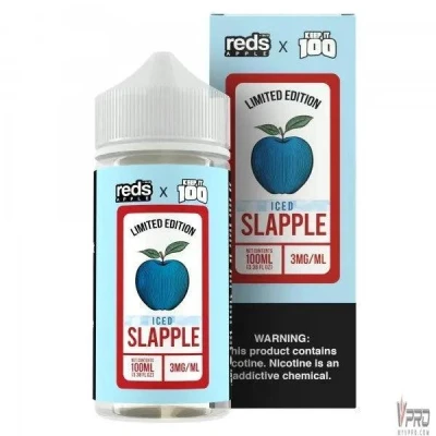 Iced Slapple - 7 Daze Reds x Keep It 100 100mL