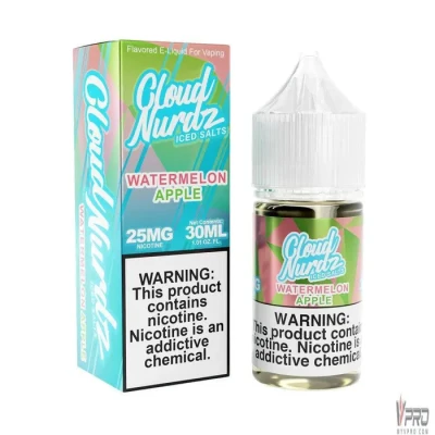 Iced Watermelon Apple - Cloud Nurdz Salts 30mL