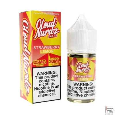 Strawberry Lemon - Cloud Nurdz Salts 30mL
