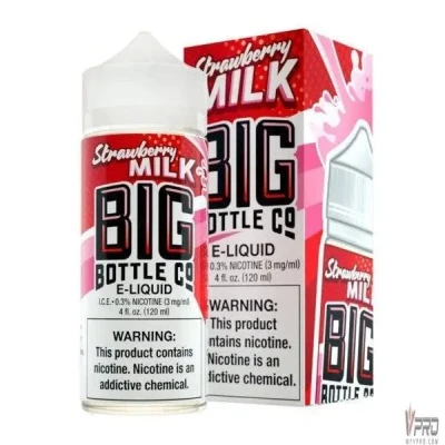 Strawberry Milk - Big Bottle Co  120mL