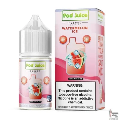 Watermelon Ice - Pod Juice PJ5000  Salt 30mL