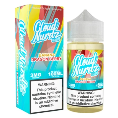 Iced Banana Dragon Berry - Cloud Nurdz Synthetic 100mL