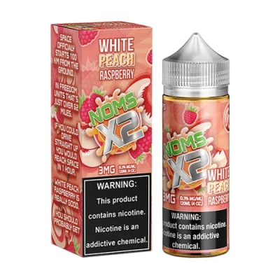White Peach Raspberry - Noms X2 120mL