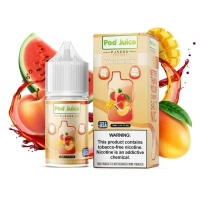 Peach Mango Watermelon - Pod Juice PJ5000 Synthetic Salt 30mL