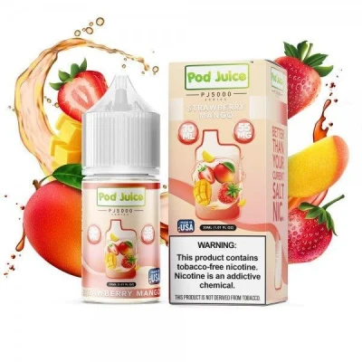 Strawberry Mango - Pod Juice PJ5000 Synthetic Salt 30mL